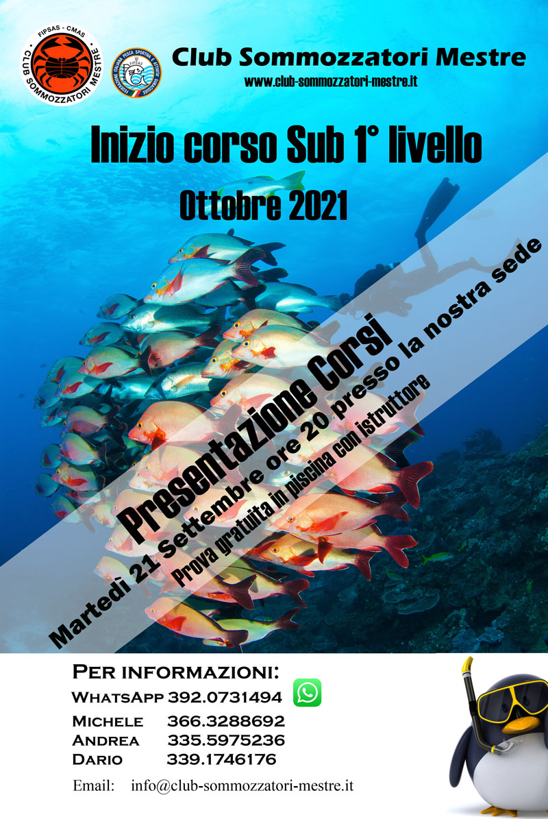 Inizio Corsi ARA  1°  -  2021